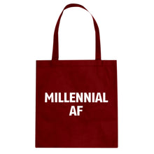 Millennial AF Cotton Canvas Tote Bag