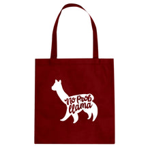 Tote No Prob llama Canvas Tote Bag