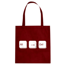 Tote Alt Right Delete Canvas Tote Bag