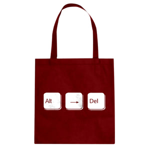 Tote Alt Right Delete Canvas Tote Bag