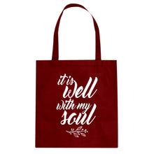 Tote It is Well with My Soul Canvas Tote Bag
