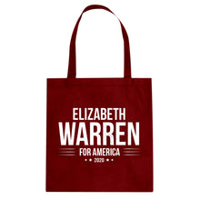 ELIZABETH WARREN for President 2020 Cotton Canvas Tote Bag