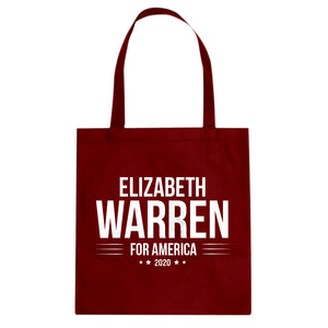 ELIZABETH WARREN for President 2020 Cotton Canvas Tote Bag