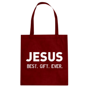 Jesus, Best. Gift. Ever. Cotton Canvas Tote Bag