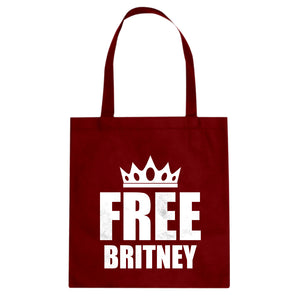 FREE BRITNEY Cotton Canvas Tote Bag