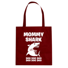 Mommy Shark Cotton Canvas Tote Bag