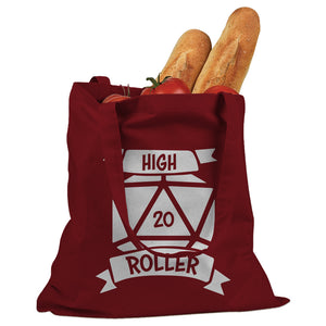 High Roller Cotton Canvas Tote Bag