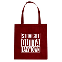 Straight Outta Lazy Town Cotton Canvas Tote Bag