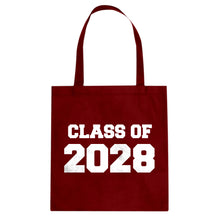 Class of 2028 Cotton Canvas Tote Bag
