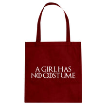 Tote A Girl Has No Costume Canvas Tote Bag