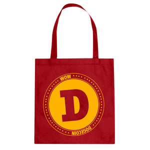 DOGECOIN Cotton Canvas Tote Bag