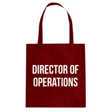 Director of Operations Cotton Canvas Tote Bag