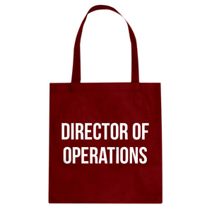 Director of Operations Cotton Canvas Tote Bag