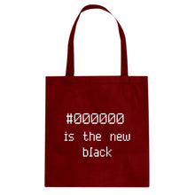 Tote 000000 is the new black Canvas Tote Bag