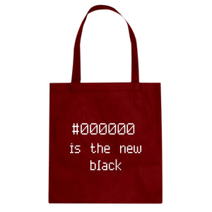 Tote 000000 is the new black Canvas Tote Bag