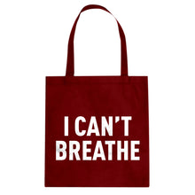 I Can't Breathe Cotton Canvas Tote Bag
