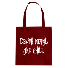 Tote Death Metal and Chill Canvas Tote Bag