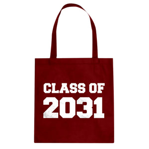 Class of 2031 Cotton Canvas Tote Bag