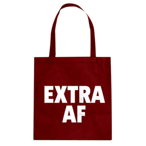 Extra AF Cotton Canvas Tote Bag