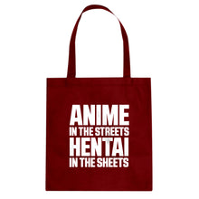 Tote Anime in the Streets Canvas Tote Bag