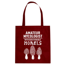 Questionable Morels Cotton Canvas Tote Bag