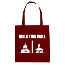 Build This Wall Cotton Canvas Tote Bag