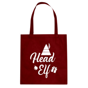 Head Elf Cotton Canvas Tote Bag