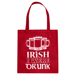 Tote Irish I Were Drunk Canvas Tote Bag