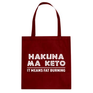 Tote Hakuna Ma Keto Canvas Tote Bag