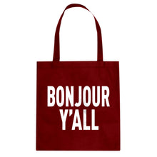 Tote Bonjour Yall Canvas Tote Bag