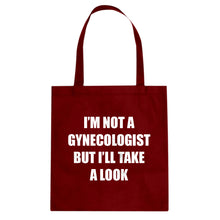 I'm not a Gynecologist Cotton Canvas Tote Bag
