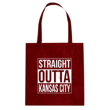 Straight Outta Kansas City Cotton Canvas Tote Bag