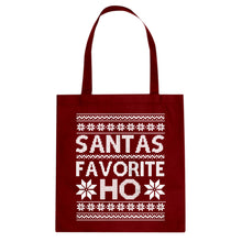 Tote Santas Favorite Ho Canvas Tote Bag