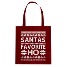 Tote Santas Favorite Ho Canvas Tote Bag
