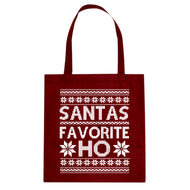 Tote Santas Favorite Ho Canvas Tote Bag