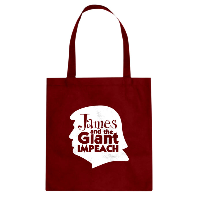 Tote James and the Giant Impeach Canvas Tote Bag