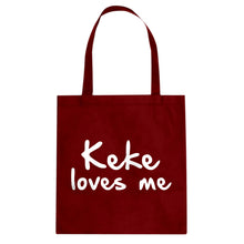 Keke Loves Me Cotton Canvas Tote Bag