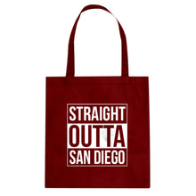 Straight Outta San Diego Cotton Canvas Tote Bag