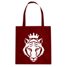 King Tiger Cotton Canvas Tote Bag