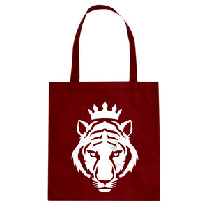 King Tiger Cotton Canvas Tote Bag