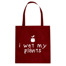 Tote I Wet My Plants Canvas Tote Bag