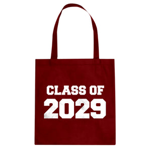 Class of 2029 Cotton Canvas Tote Bag