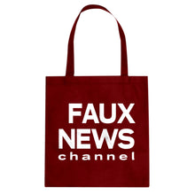 Tote Faux News Canvas Tote Bag