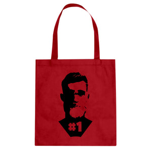 Number One Cotton Canvas Tote Bag
