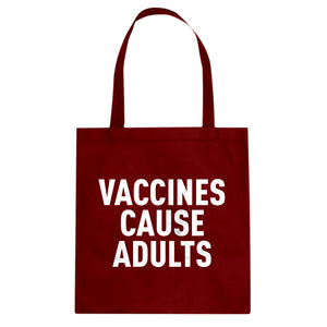 Tote Vaccines Cause Adults Canvas Tote Bag