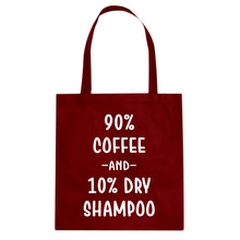 Tote 90% Coffee 10% Dry Shampoo Canvas Tote Bag