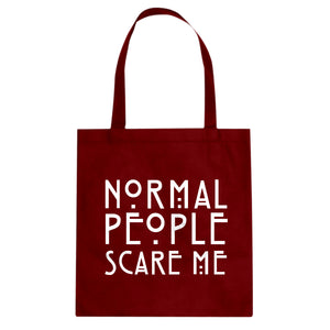 Tote Normal People Scare Me Canvas Tote Bag