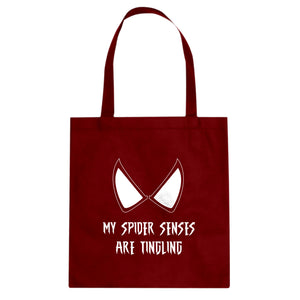 My Spider Senses are Tingling Cotton Canvas Tote Bag