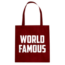Tote World Famous Canvas Tote Bag