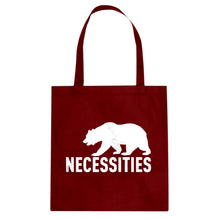 Tote Bear Necessities Canvas Tote Bag